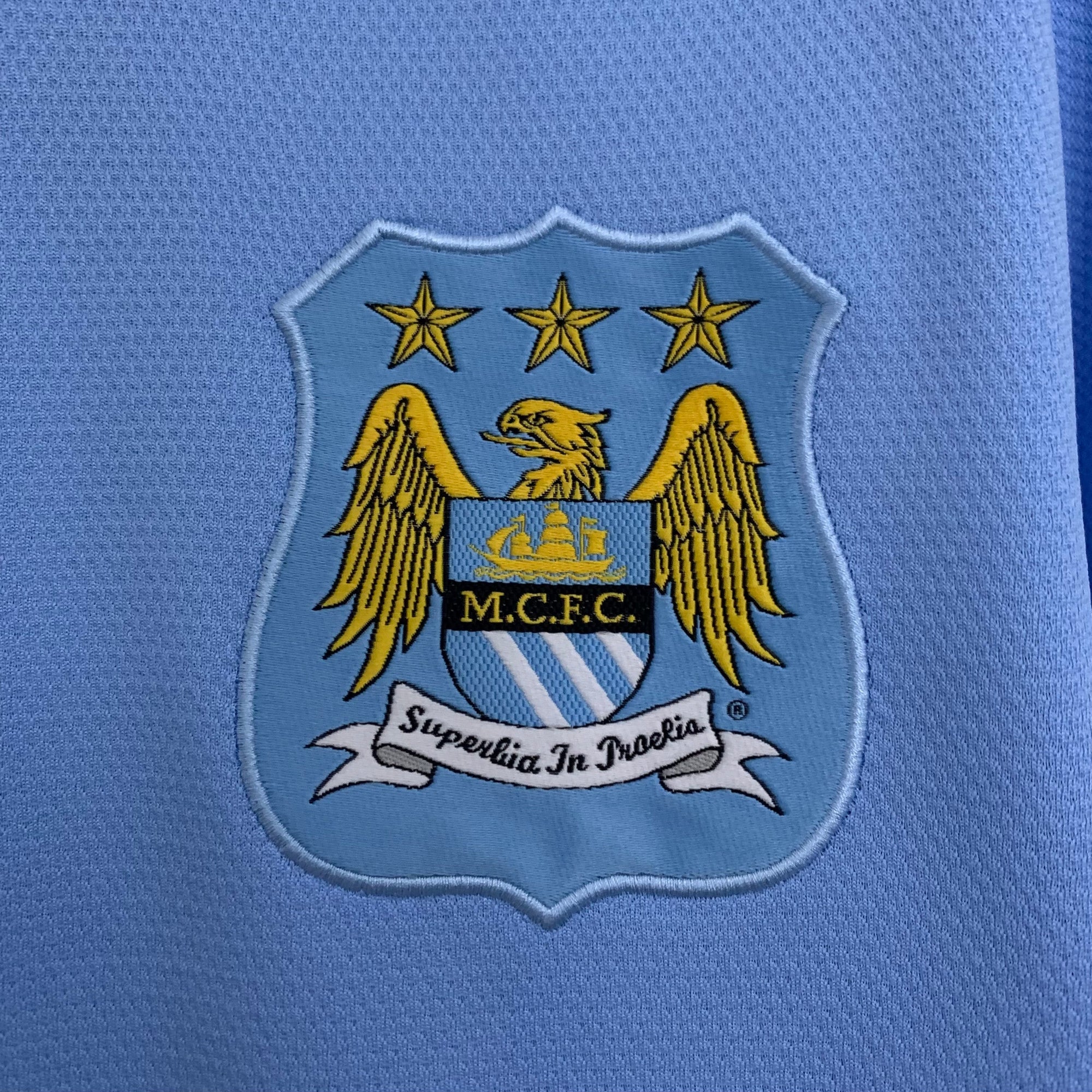 Camisa Manchester City 13/14 Retrô Azul