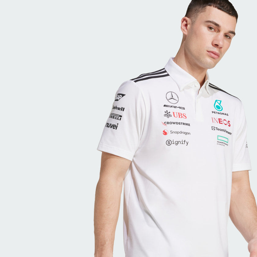 Camisa Polo Branca Mercedes - AMG Petronas Formula One Team