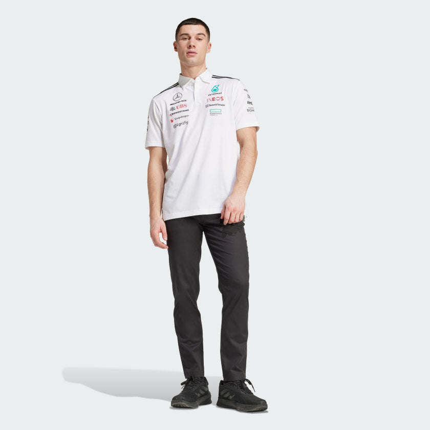 Camisa Polo Branca Mercedes - AMG Petronas Formula One Team
