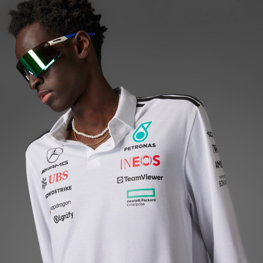 Camisa Polo Manga Longa Mercedes - AMG Petronas Fórmula One Team