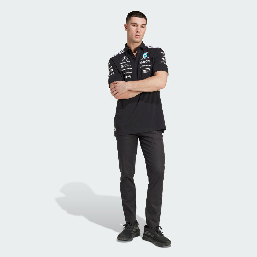 Camisa Polo Preta Mercedes - AMG Petronas Formula One Team