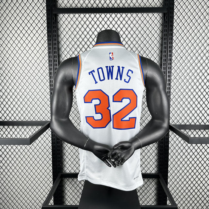 Regata  New York Knicks Association Edition 24/25 Karl-Anthony Towns Branca