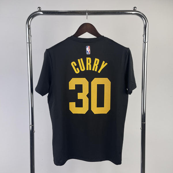 Camiseta  Golden State Warriors Stephen Curry DRI-FIT Preta