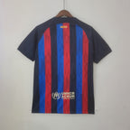 Camisa Barcelona Edição Especial Drake Vermelha e Azul