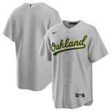 Camisa MLB Oakland Athletics Cinza Torcedor