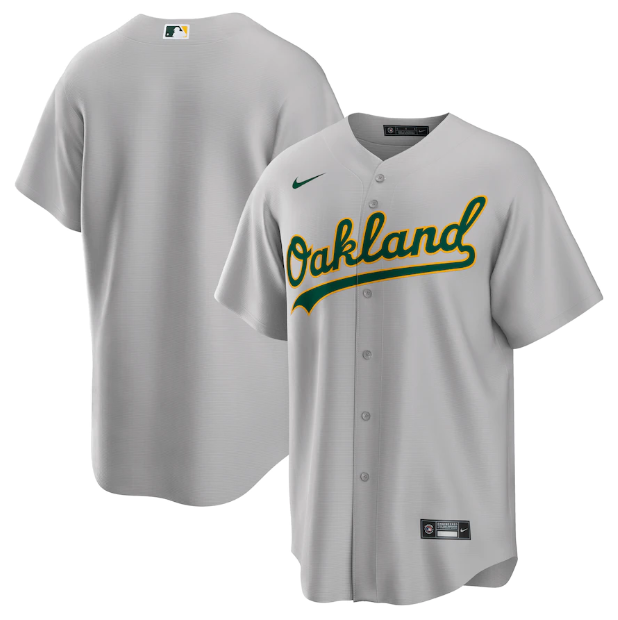 Camisa MLB Oakland Athletics Cinza Torcedor