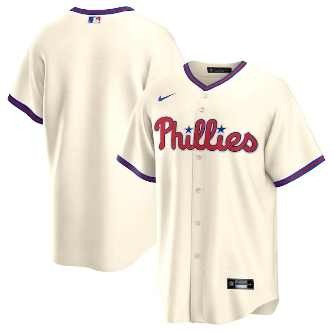 Camisa MLB Philadelphia Phillies Creme Torcedor