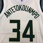 Regata  Milwaukee Bucks City Edition 18/19 Giannis Antetokounmpo Creme