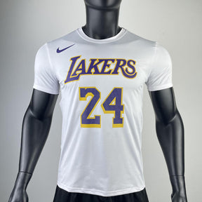 Camiseta  Los Angeles Lakers Kobe Bryant 24 DRI-FIT Branca