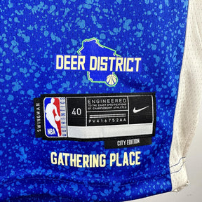Regata  Milwaukee Bucks City Edition 23/24 Damian Lillard Azul