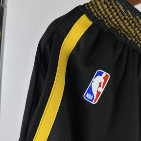 Short  Golden State Warriors City Edition 23/24 Preto e Amarelo