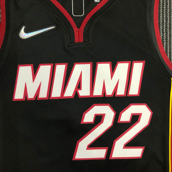 Regata  Miami Heat Icon Edição 75 anos Jimmy Butler Preta
