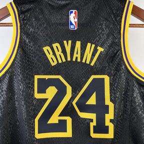 Regata Infantil  Los Angeles Lakers Kobe Bryant 24 Preta