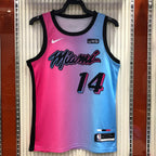Regata  Miami Heat City Edition 20/21 Tyler Herro Rosa e Azul