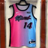 Regata  Miami Heat City Edition 20/21 Tyler Herro Rosa e Azul