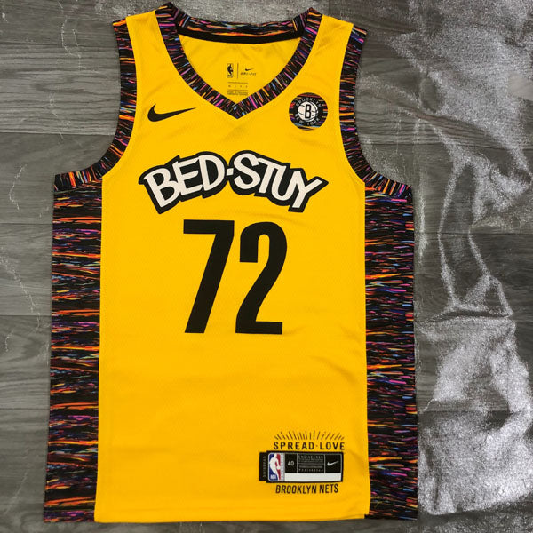 Regata  Brooklyn Nets Bed Stuy Edition Notorius B.I.G Amarela
