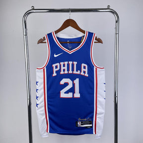 Regata  Philadelphia 76ers Icon Edition 24/25 Joel Embiid Azul