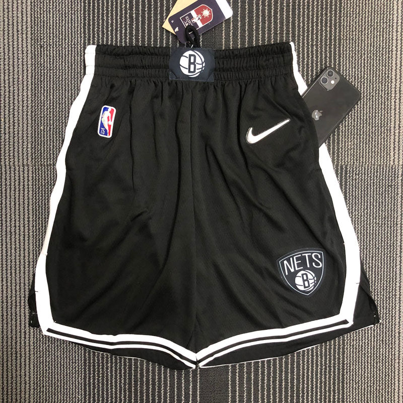 Short  Brooklyn Nets Icon Edição 75 anos 21/22 Preto