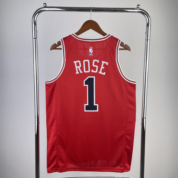 Regata  Chicago Bulls Icon Edition Derrick Rose Vermelha