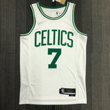 Regata  Boston Celtics Edição 75 anos 21/22 Jaylen Brown Branca