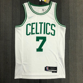 Regata  Boston Celtics Edição 75 anos 21/22 Jaylen Brown Branca