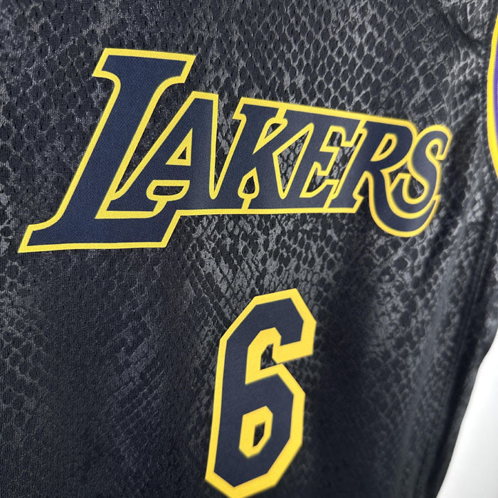 Regata Infantil  Los Angeles Lakers LeBron James 6 Preta