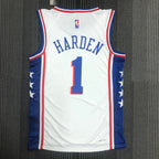 Regata  Philadelphia 76ers Edição 75 anos 21/22 James Harden Branca