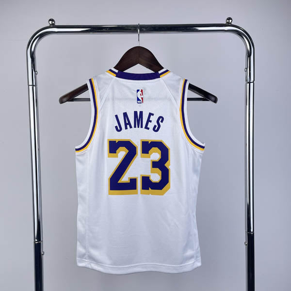 Regata Infantil  Los Angeles Lakers LeBron James 23 Branca