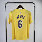 Camiseta  Los Angeles Lakers LeBron James DRI-FIT Amarela