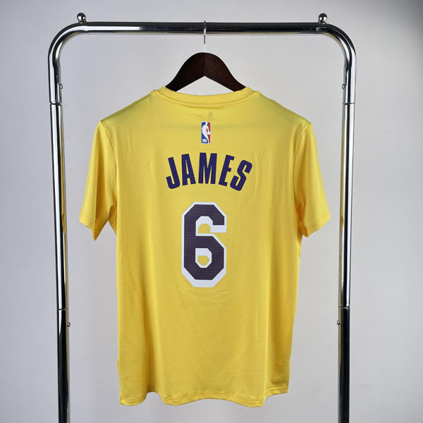 Camiseta  Los Angeles Lakers LeBron James DRI-FIT Amarela