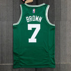 Regata  Boston Celtics Edição 75 anos 21/22 Jaylen Brown Verde