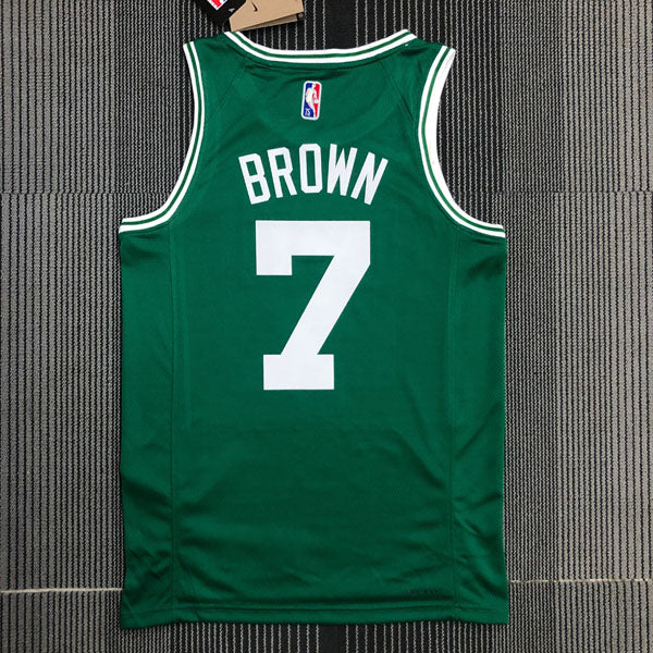 Regata  Boston Celtics Edição 75 anos 21/22 Jaylen Brown Verde
