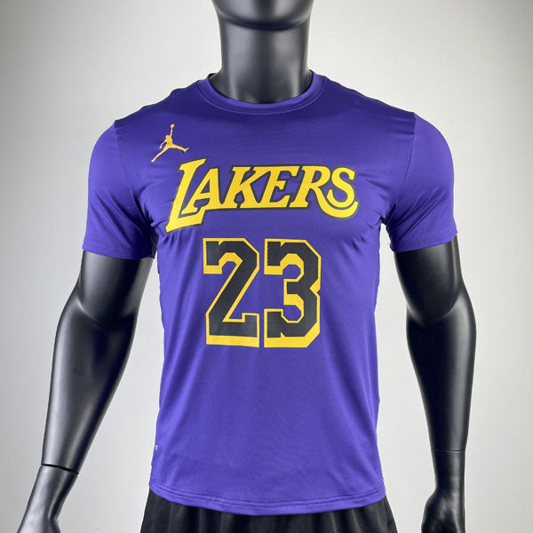 Camiseta  Los Angeles Lakers LeBron James 23 DRI-FIT Roxa