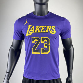 Camiseta  Los Angeles Lakers LeBron James 23 DRI-FIT Roxa