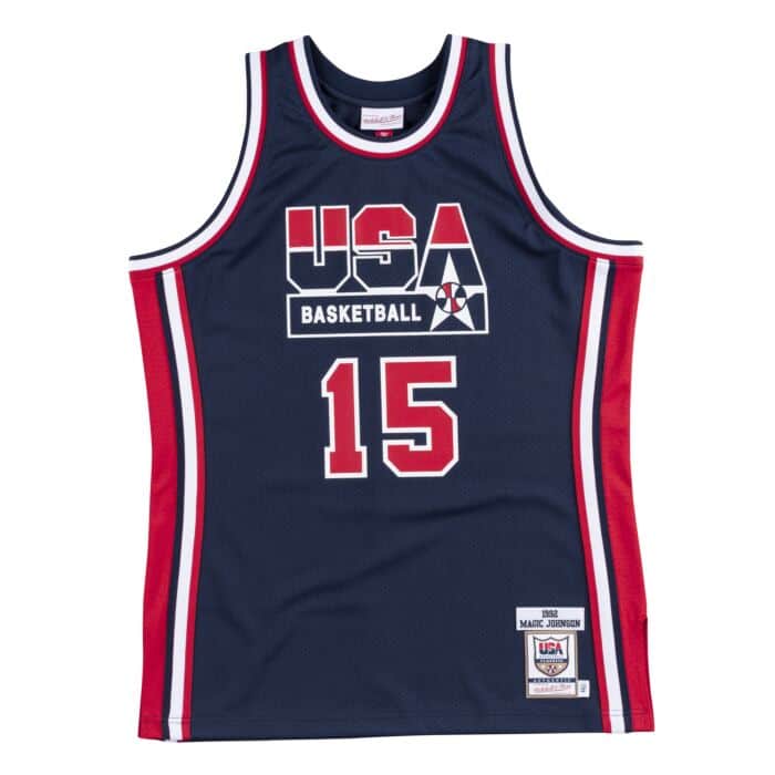 Regata Seleção Americana Dream Team 1992 Mitchell & Ness Magic Johnson