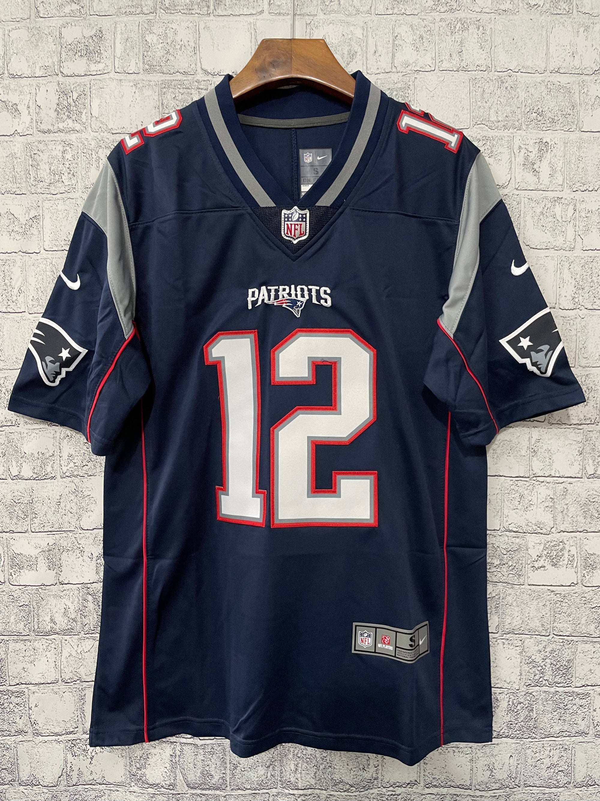 Camisa  New England Patriots Vapor Limited Azul Brady