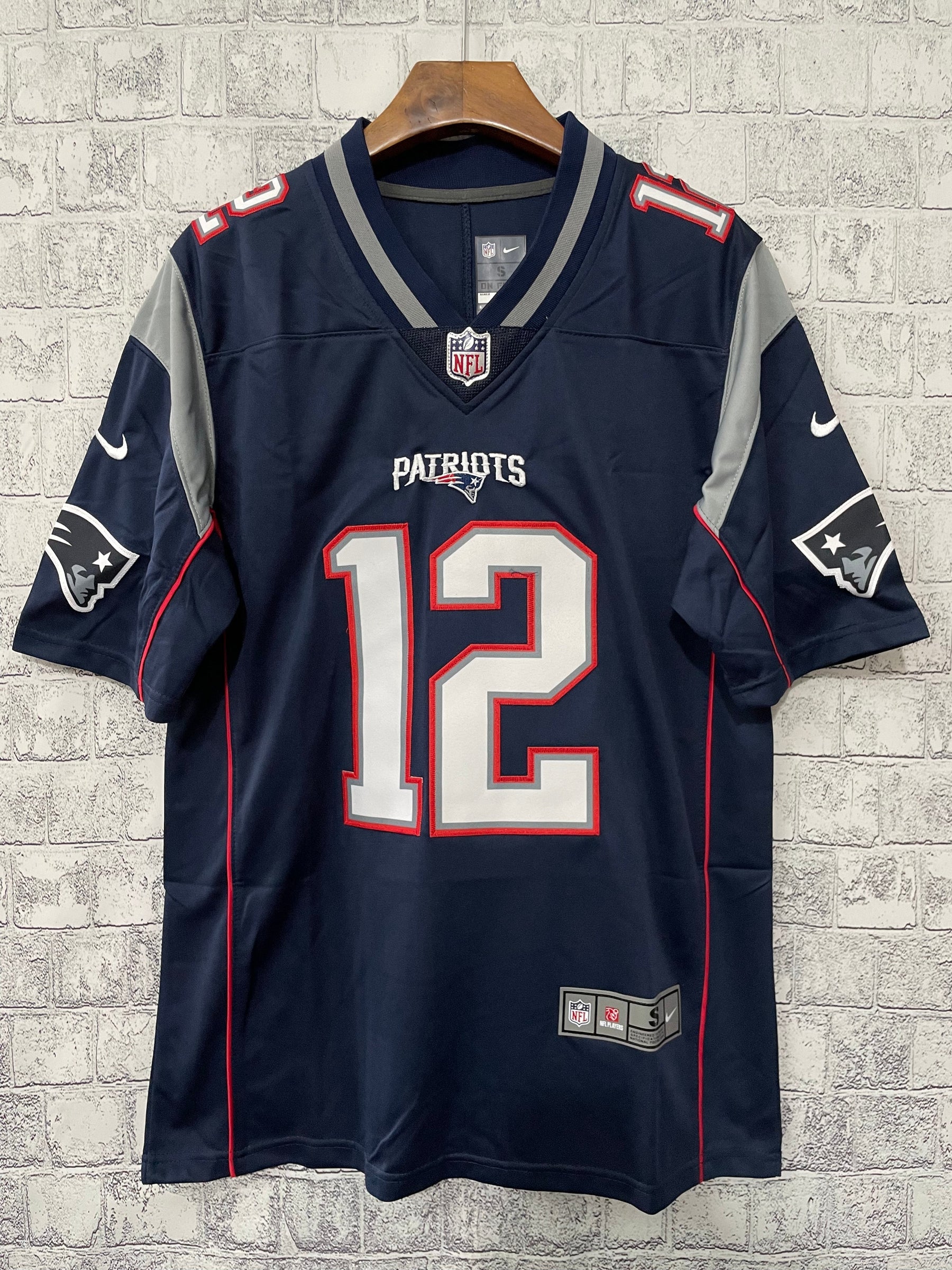 Camisa  New England Patriots Vapor Limited Azul Brady