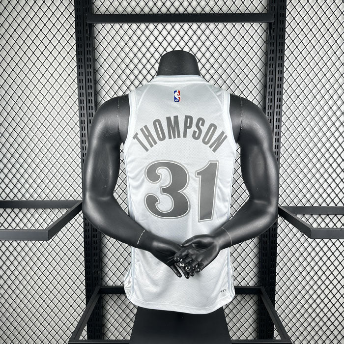Regata  Dallas Mavericks City Edition 24/25 Klay Thompson Branca