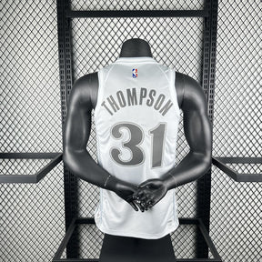 Regata  Dallas Mavericks City Edition 24/25 Klay Thompson Branca