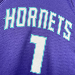 Regata  Charlotte Hornets Statement Edition LaMelo Ball Roxa