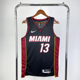 Regata  Miami Heat Icon Edition 24/25 Bam Adebayo Preta