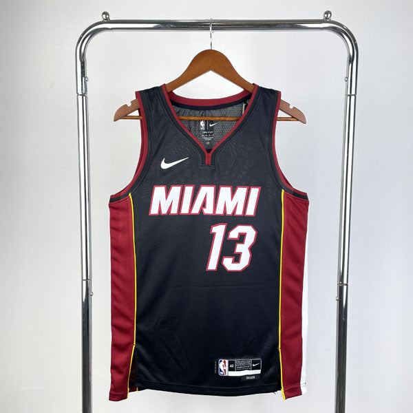 Regata  Miami Heat Icon Edition 24/25 Bam Adebayo Preta