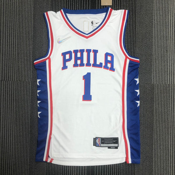 Regata  Philadelphia 76ers Edição 75 anos 21/22 James Harden Branca