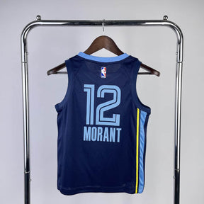 Regata Infantil  Memphis Grizzlies Ja Morant Azul