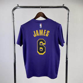 Camiseta  Los Angeles Lakers LeBron James 6 DRI-FIT Roxa