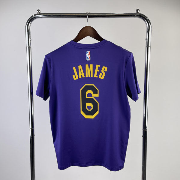 Camiseta  Los Angeles Lakers LeBron James 6 DRI-FIT Roxa