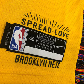 Regata  Brooklyn Nets Bed Stuy Notorius B.I.G Amarela Durant