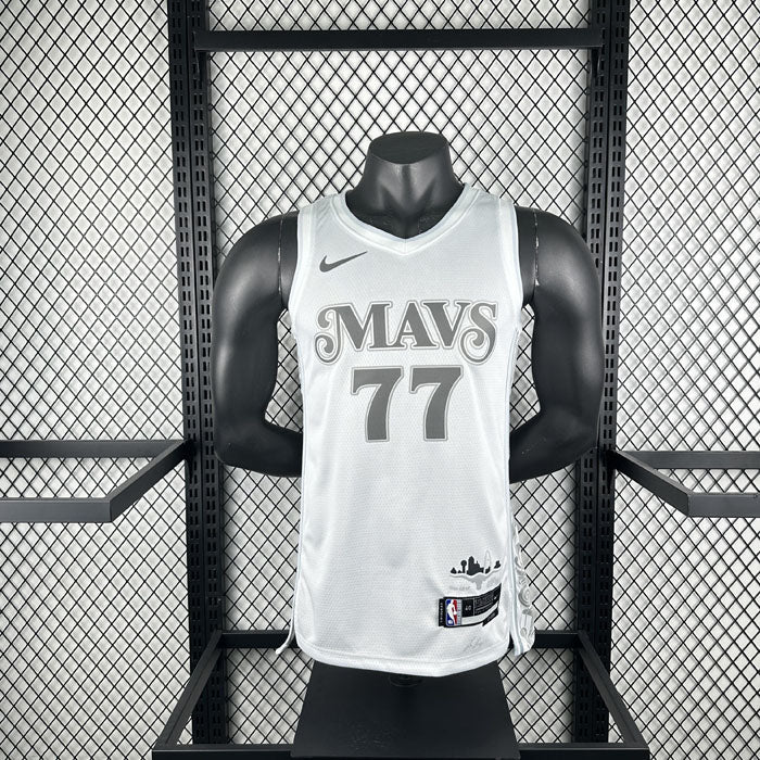 Regata  Dallas Mavericks City Edition 24/25 Luka Doncic Branca