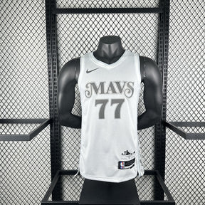 Regata  Dallas Mavericks City Edition 24/25 Luka Doncic Branca