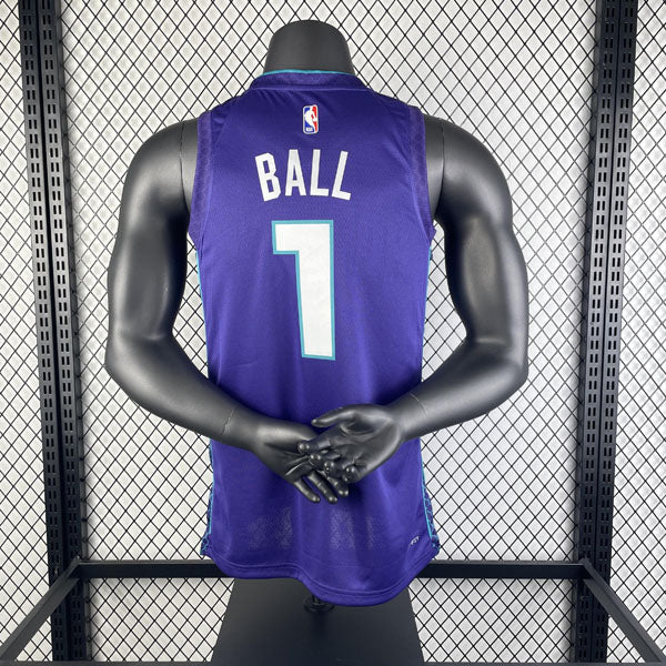 Regata  Charlotte Hornets Statement Edition LaMelo Ball Roxa